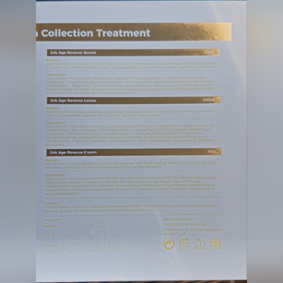 🎁 NEW • Luxury Age-Renewal Skincare Set with 24K Elements - Picture 9 of 9